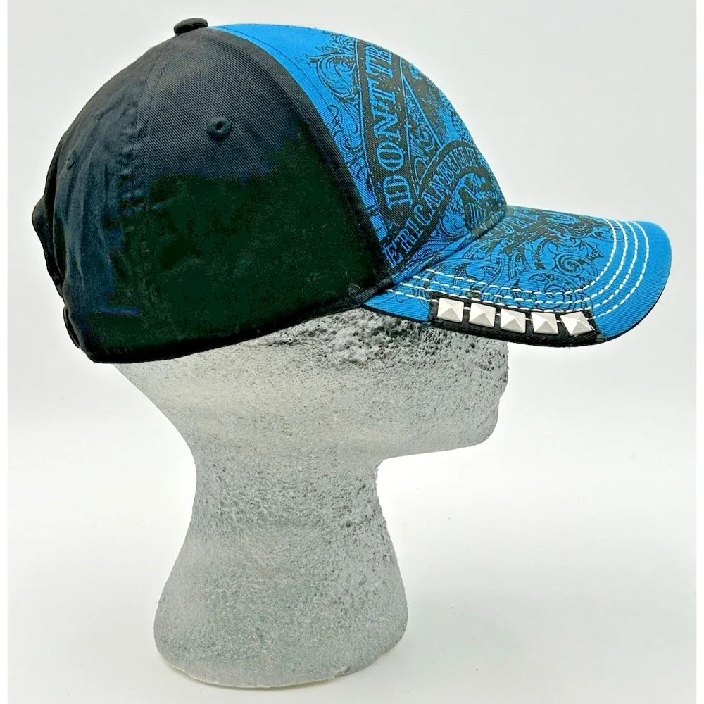 Don't Tread On Me Gadsden Snake Snapback Hat Studded‎ Biker Trucker Cowboy
